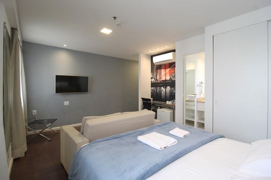 Sala/Quarto de kitnet/studio à venda com 1 quarto, 28m² em Vila Olímpia, São Paulo