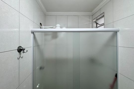 Banheiro Social de apartamento para alugar com 1 quarto, 42m² em Jardim do Mar, São Bernardo do Campo