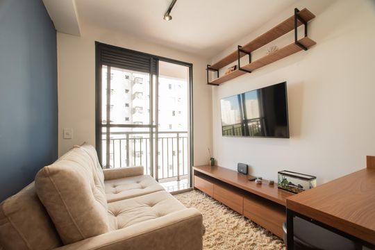 Sala de apartamento para alugar com 2 quartos, 34m² em Vila Monte Alegre, São Paulo