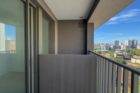 Sacada de kitnet/studio à venda com 1 quarto, 27m² em Brooklin, São Paulo