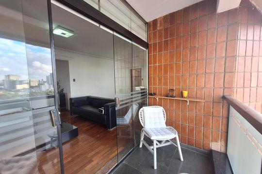 Sacada de apartamento à venda com 3 quartos, 136m² em Vila Bastos, Santo André