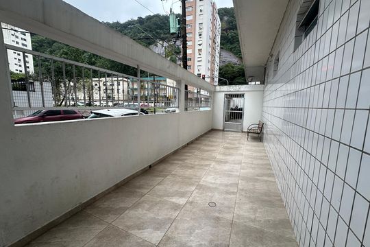 Área comum de apartamento para alugar com 1 quarto, 25m² em Itararé, São Vicente