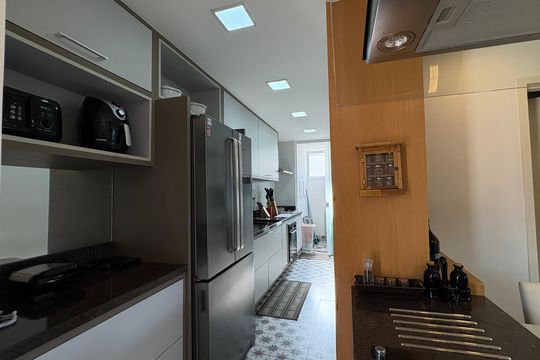 Cozinha de casa de condomínio para alugar com 1 quarto, 246m² em Castelânea, Petrópolis