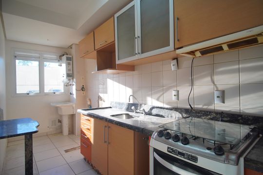Cozinha de apartamento para alugar com 2 quartos, 72m² em Jardim Mauá, Novo Hamburgo