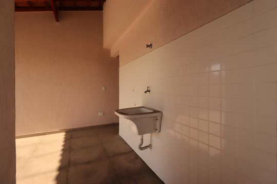 Área de Serviço de apartamento à venda com 2 quartos, 82m² em Vila Curuçá, Santo André