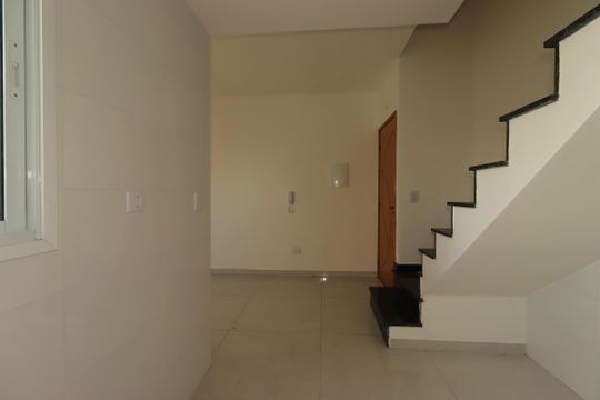 Cozinha de apartamento à venda com 2 quartos, 82m² em Vila Curuçá, Santo André
