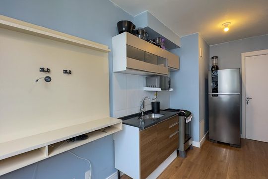 Quarto de apartamento para alugar com 1 quarto, 25m² em Santo Amaro, São Paulo