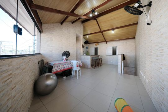 Área gourmet de casa à venda com 3 quartos, 120m² em Burgo Paulista, São Paulo