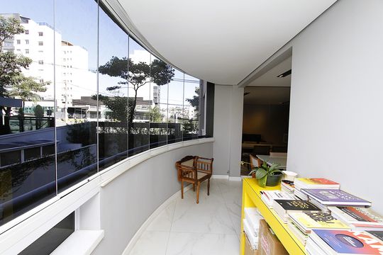 Varanda da Sala de apartamento à venda com 2 quartos, 80m² em Buritis, Belo Horizonte
