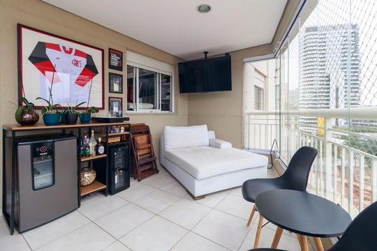 Sala - Varanda de apartamento para alugar com 3 quartos, 135m² em Vila Cruzeiro, São Paulo