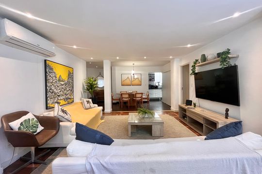 Sala  de apartamento à venda com 3 quartos, 110m² em Ipanema, Rio de Janeiro