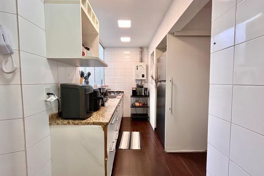 Cozinha de apartamento à venda com 3 quartos, 110m² em Ipanema, Rio de Janeiro