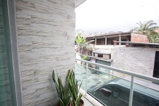 Varanda da Sala de casa à venda com 3 quartos, 240m² em Taquara, Rio de Janeiro
