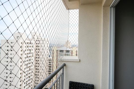 Varanda de apartamento à venda com 2 quartos, 63m² em Santo Antônio, São Caetano do Sul