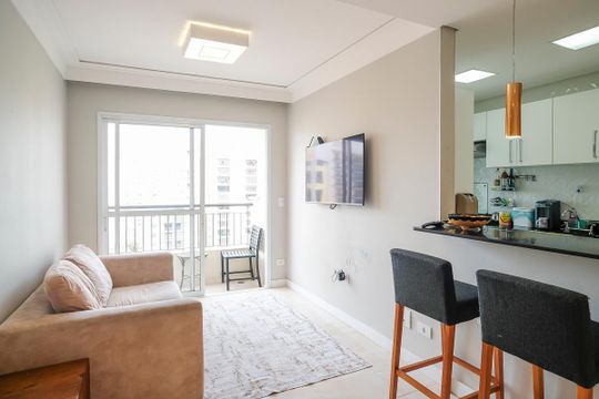 Sala de apartamento à venda com 2 quartos, 63m² em Santo Antônio, São Caetano do Sul
