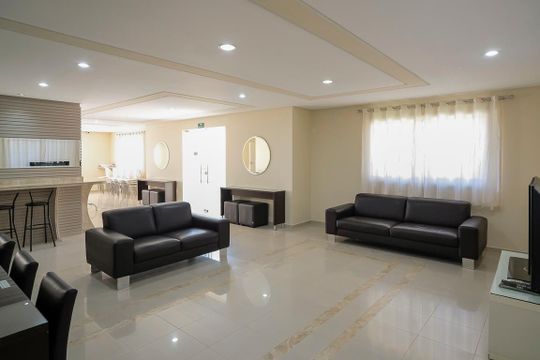 Salão de festas de apartamento à venda com 2 quartos, 63m² em Santo Antônio, São Caetano do Sul
