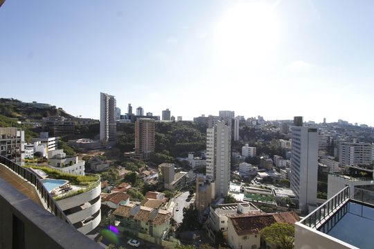 vista  de apartamento à venda com 4 quartos, 239m² em Santa Lúcia, Belo Horizonte