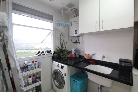 Área de Serviço de apartamento à venda com 2 quartos, 85m² em Barra da Tijuca, Rio de Janeiro