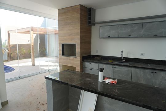 Área Gourmet de casa de condomínio à venda com 3 quartos, 300m² em Alphaville, Barueri