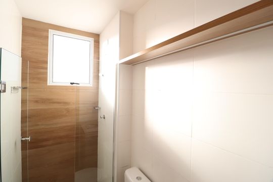 Banheiro Social de apartamento para alugar com 1 quarto, 62m² em Morada da Colina, Uberlândia