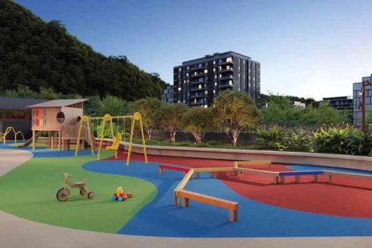 Área comum - Playground de kitnet/studio à venda com 1 quarto, 30m² em Gávea, Rio de Janeiro