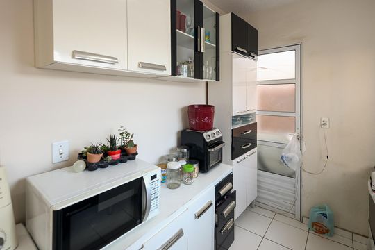 Cozinha de casa para alugar com 2 quartos, 65m² em Parque Campo Bonito, Indaiatuba