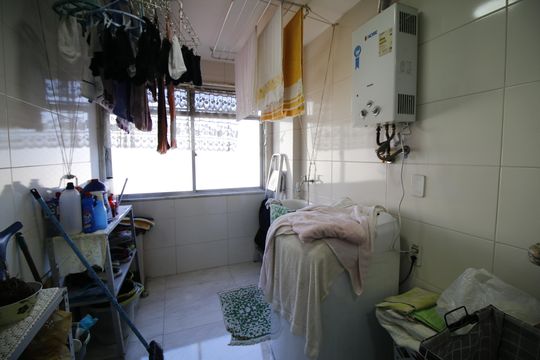 Área de Serviço de apartamento para alugar com 3 quartos, 100m² em Taquara, Rio de Janeiro
