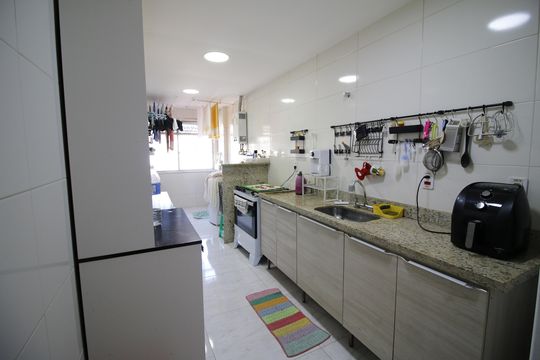 Cozinha  de apartamento para alugar com 3 quartos, 100m² em Taquara, Rio de Janeiro