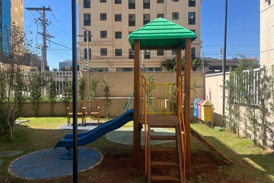 Área comum - Playground de apartamento para alugar com 2 quartos, 35m² em Barra Funda, São Paulo