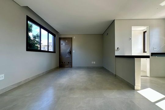 Sala de apartamento à venda com 2 quartos, 62m² em Nova Suíça, Belo Horizonte