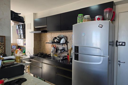 Cozinha e Área de Serviço de apartamento à venda com 2 quartos, 36m² em Vila das Bandeiras, Guarulhos