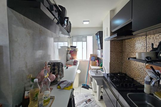 Cozinha e Área de Serviço de apartamento à venda com 2 quartos, 36m² em Vila das Bandeiras, Guarulhos