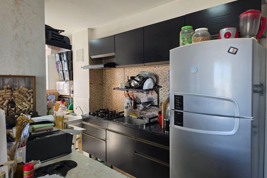 Cozinha e Área de Serviço de apartamento à venda com 2 quartos, 36m² em Vila das Bandeiras, Guarulhos