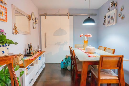 Sala de apartamento à venda com 4 quartos, 126m² em Tijuca, Rio de Janeiro