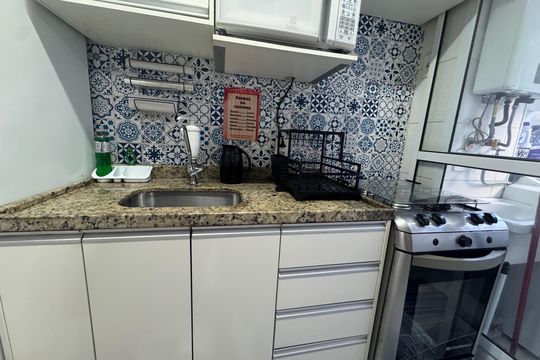 Cozinha de apartamento à venda com 2 quartos, 58m² em Quitaúna, Osasco