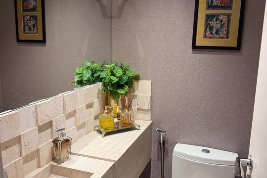 Banheiro de apartamento para alugar com 4 quartos, 134m² em Buritis, Belo Horizonte
