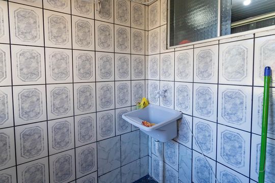 Área de serviço  de apartamento à venda com 2 quartos, 52m² em Conceição, Diadema