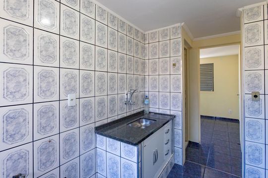 Cozinha de apartamento à venda com 2 quartos, 52m² em Conceição, Diadema