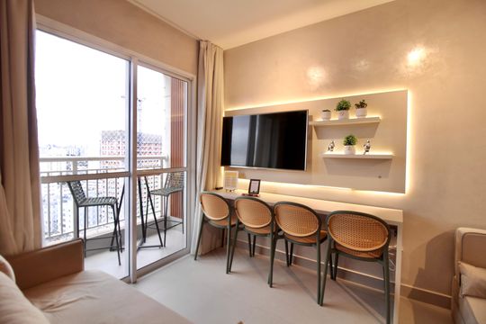 Sala de apartamento à venda com 1 quarto, 32m² em Brás, São Paulo