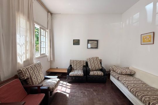 Sala de casa para alugar com 5 quartos, 130m² em Barra Funda, Guarujá