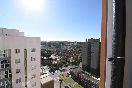 Vista da Suíte de apartamento à venda com 2 quartos, 69m² em Boa Vista, Curitiba