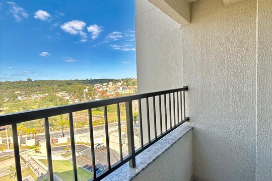 Varanda da Sala de apartamento para alugar com 2 quartos, 48m² em Tijuca, Contagem