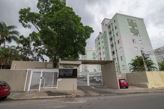 Fachada do Condomínio de apartamento para alugar com 2 quartos, 52m² em Jardim Santa Izabel, Hortolândia