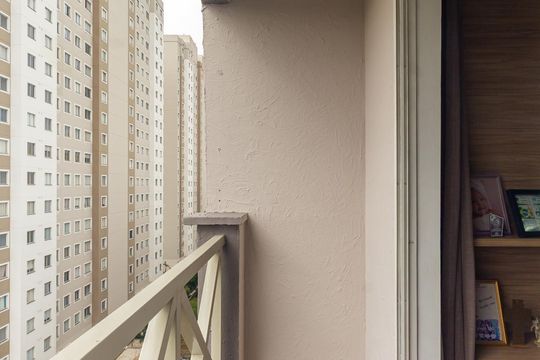 Varanda da Sala de apartamento à venda com 3 quartos, 77m² em Tatuapé, São Paulo