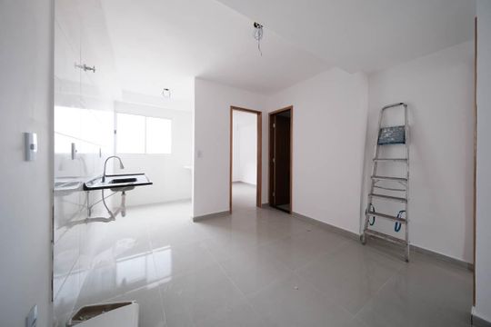 Sala/Cozinha de apartamento à venda com 2 quartos, 40m² em Jardim Nordeste, São Paulo