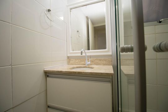 Banheiro Social de apartamento para alugar com 2 quartos, 45m² em Paranoa, Brasília