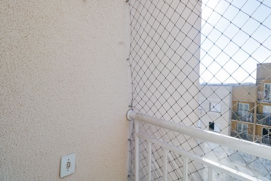 Varanda de apartamento para alugar com 2 quartos, 45m² em Jardim Santa Cristina, Santo André