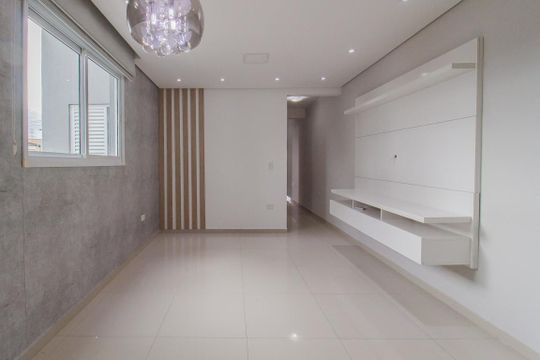 Sala/Sala de jantar de apartamento para alugar com 3 quartos, 70m² em Vila Assis Brasil, Mauá