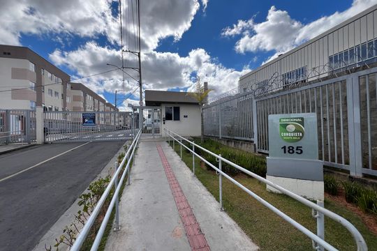 Fachada do Prédio de apartamento para alugar com 2 quartos, 43m² em Arvoredo Ii, Contagem