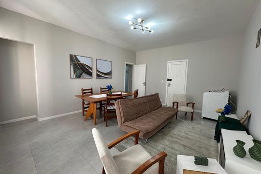Sala de apartamento para alugar com 3 quartos, 103m² em Itararé, São Vicente